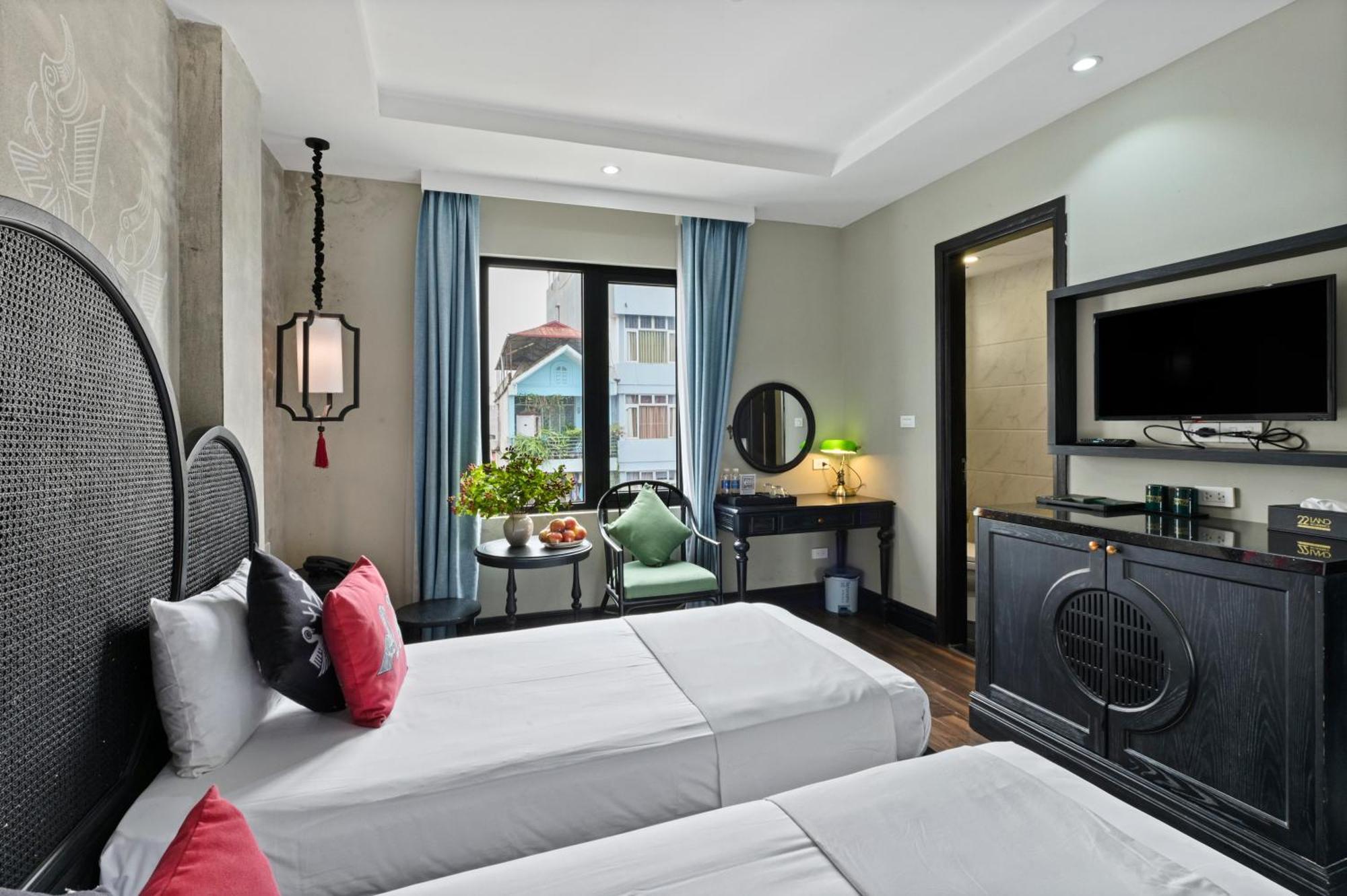 22Land Residence Hotel & Spa 52 Ngo Huyen Hanoi Buitenkant foto