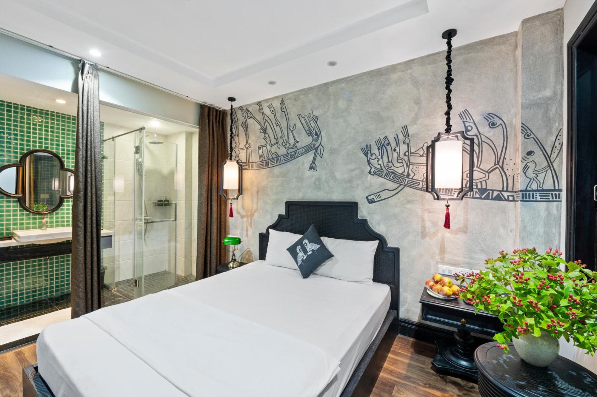 22Land Residence Hotel & Spa 52 Ngo Huyen Hanoi Buitenkant foto