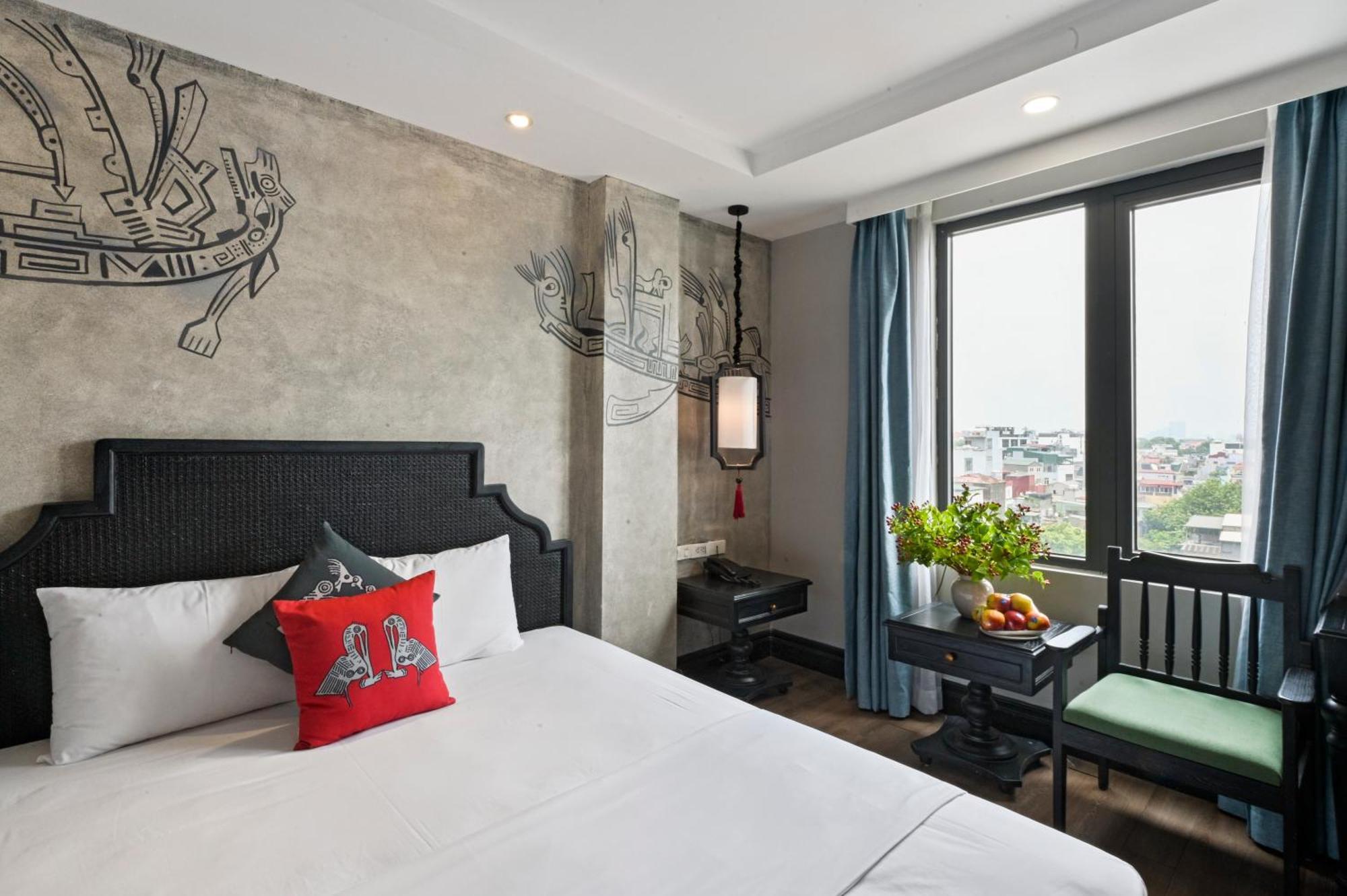 22Land Residence Hotel & Spa 52 Ngo Huyen Hanoi Buitenkant foto