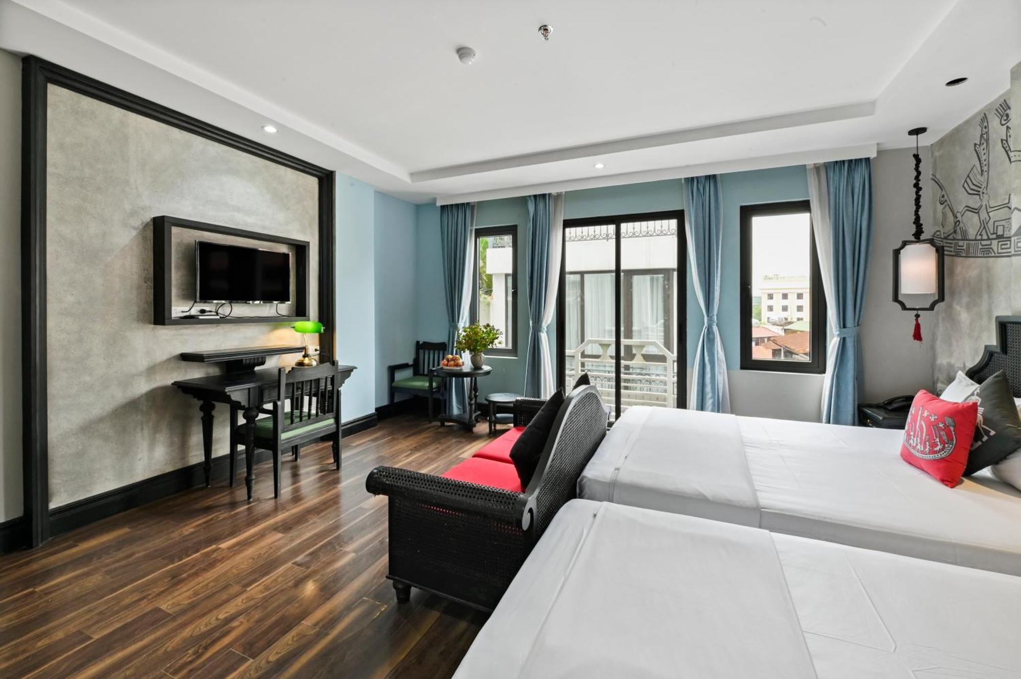 22Land Residence Hotel & Spa 52 Ngo Huyen Hanoi Buitenkant foto