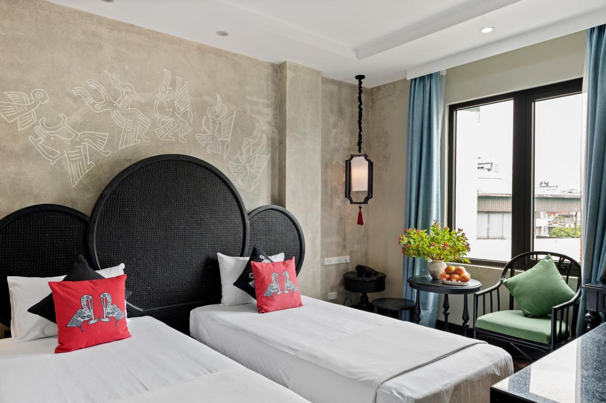 22Land Residence Hotel & Spa 52 Ngo Huyen Hanoi Buitenkant foto