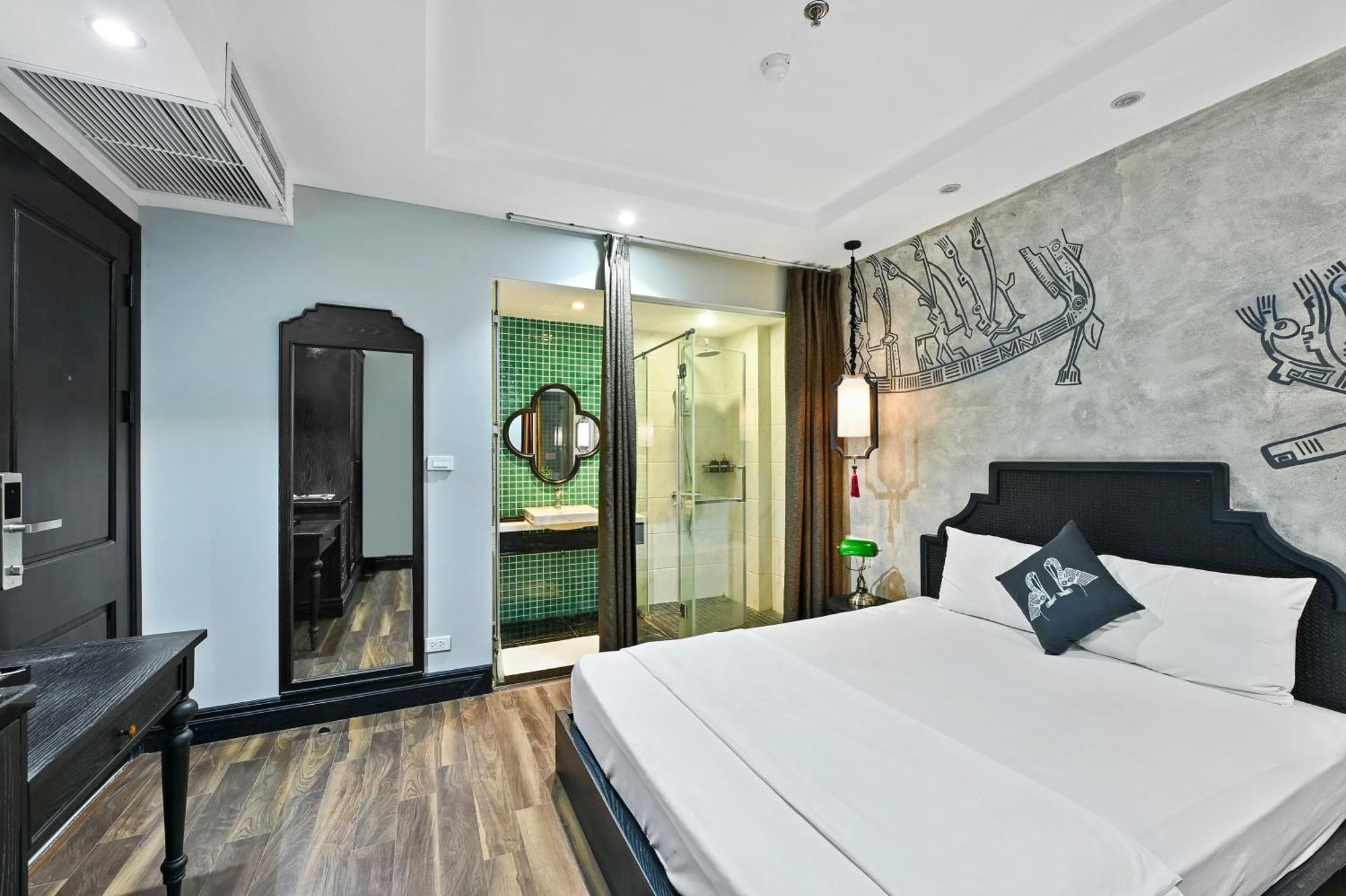 22Land Residence Hotel & Spa 52 Ngo Huyen Hanoi Buitenkant foto