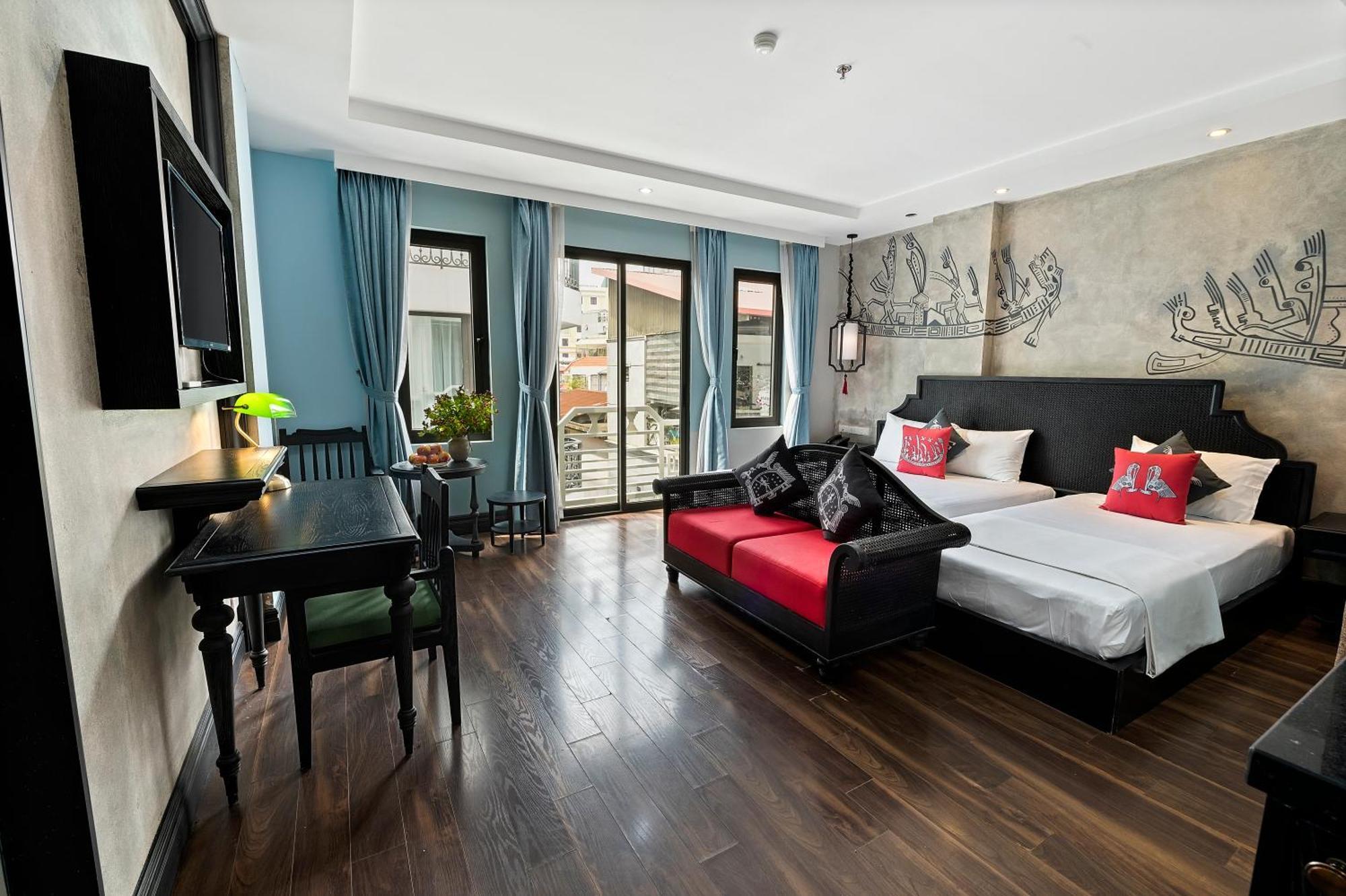 22Land Residence Hotel & Spa 52 Ngo Huyen Hanoi Buitenkant foto